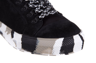Trampki Sca'viola LWU15 Black, Czarny, Skóra naturalna