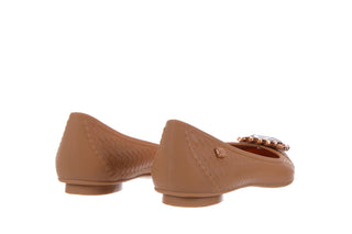 Baleriny T&G Fashion 11-086 Caramel, Brąz, Guma