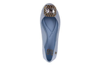 Baleriny T&G Fashion 11-086 Light Blue, Niebieski, Guma