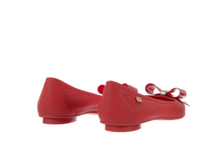 Baleriny T&G Fashion 11-087 Red, Czerwony, Guma
