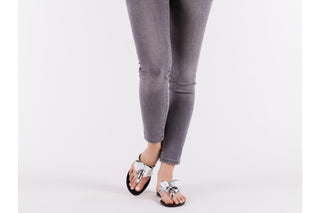 Klapki T&G Fashion 22-116 Dark Blue, Granat/ Srebro, Guma