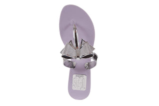 Klapki T&G Fashion 22-118 Lila, Róż/ Srebro, Guma