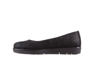 Baleriny The Flexx D1039-07 Black, Czarny, Skóra naturalna