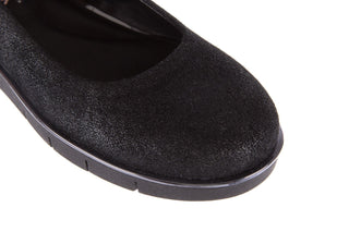 Baleriny The Flexx D1039-07 Black, Czarny, Skóra naturalna