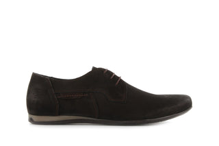 Półbuty Tresor-Ni 157 Czarny Ebony, Skóra naturalna