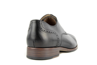 Półbuty Valuni 8677 Black/Grey, Czarny/Szary, Skóra naturalna