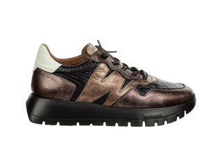 Sneakersy Wonders A-2491 Elvin Plomo Nylon Nek Negro 138036, Skóra naturalna