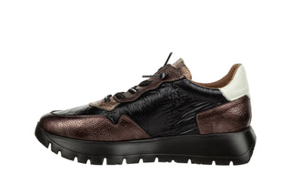 Sneakersy Wonders A-2491 Elvin Plomo Nylon Nek Negro 138036, Skóra naturalna