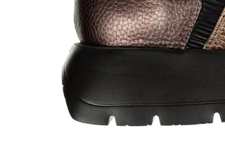 Sneakersy Wonders A-2491 Elvin Plomo Nylon Nek Negro 138036, Skóra naturalna