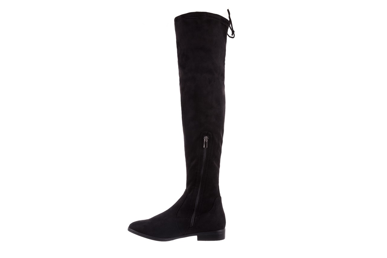 Kozaki bayla-175 16061-0396 black, czarny, materiał - buty zimowe - trendy - kobieta 9