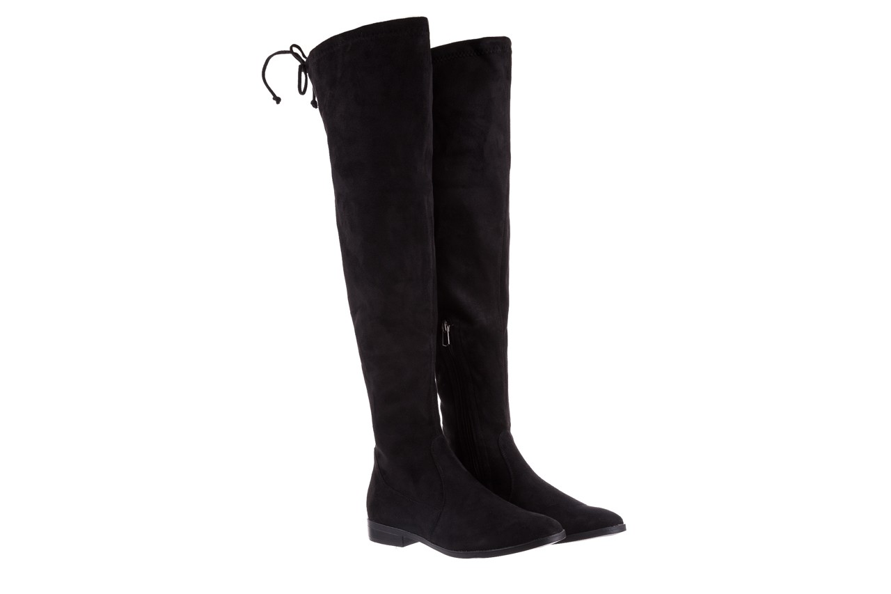 Kozaki bayla-175 16061-0396 black, czarny, materiał - buty zimowe - trendy - kobieta 8