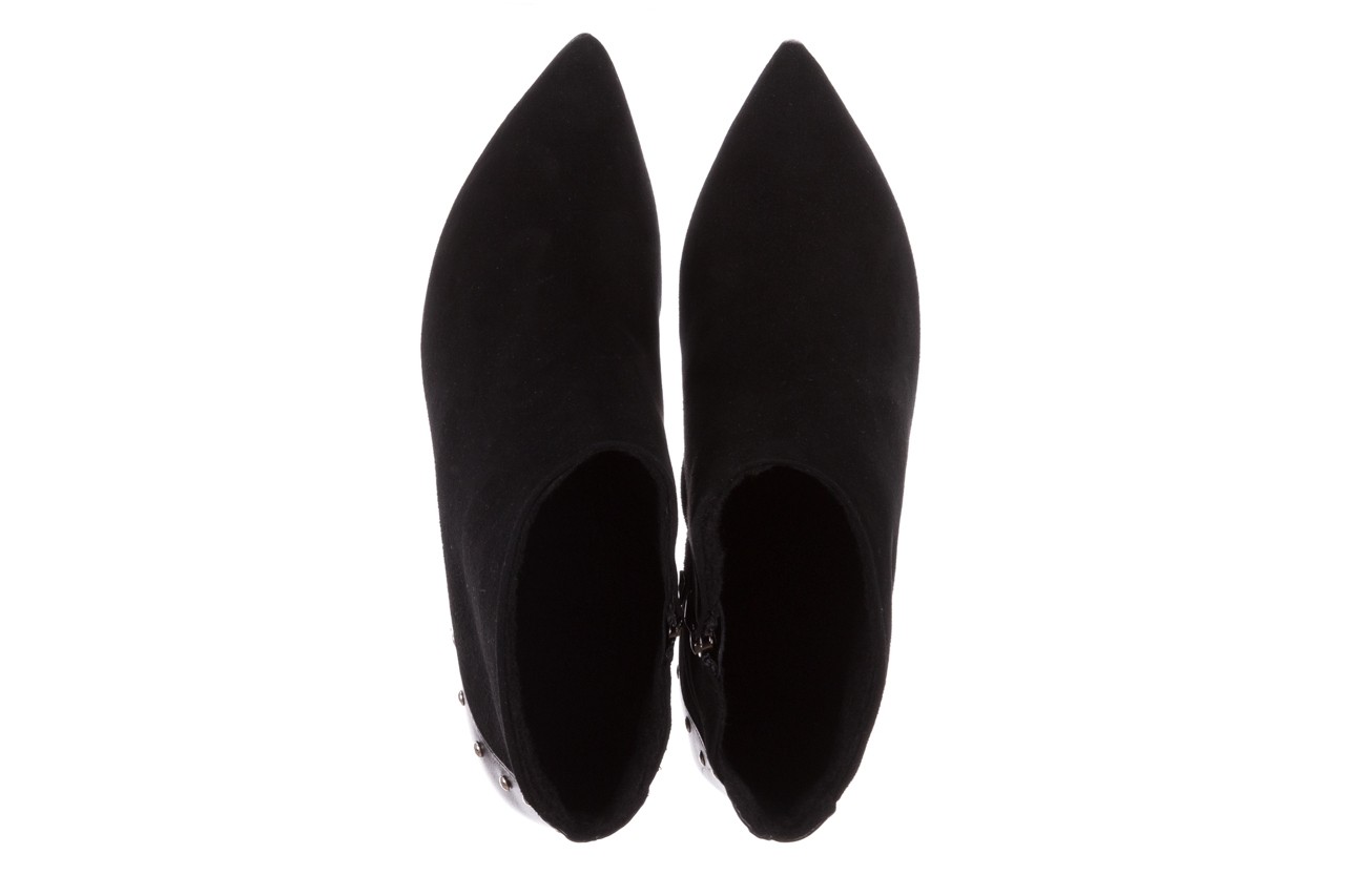 Botki bayla-097 21 botki czarne, skóra naturalna - buty damskie - kobieta 11