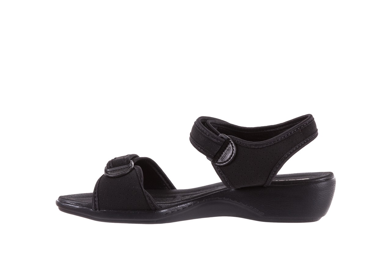 Sandały azaleia 322 363 nobuck black 17, czarny, materiał  - sale - buty damskie - kobieta 8