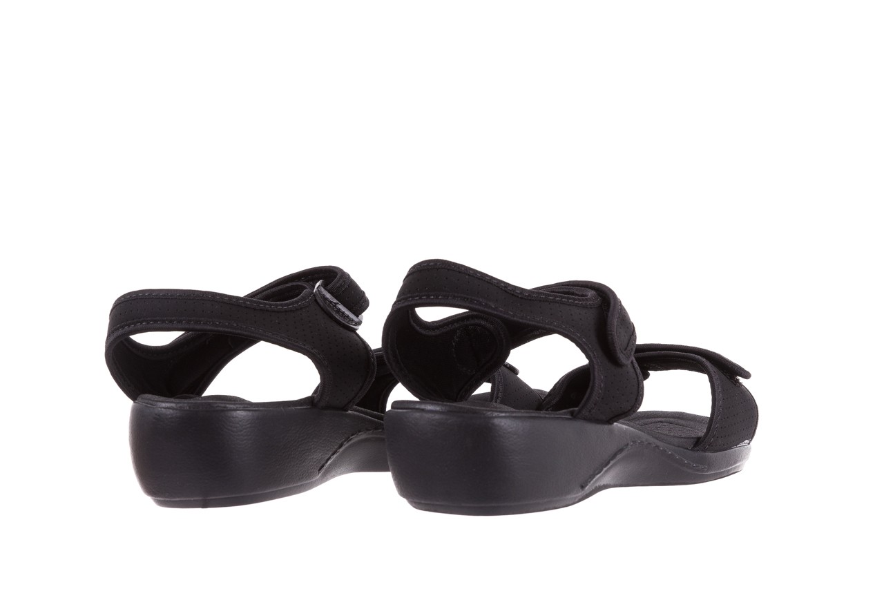Sandały azaleia 322 363 nobuck black 17, czarny, materiał  - wygodne buty - trendy - kobieta 9