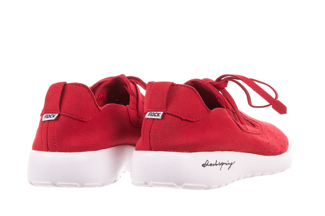 Półbuty rock mistrale red, czerwony, materiał  - obuwie sportowe - buty damskie - kobieta 9