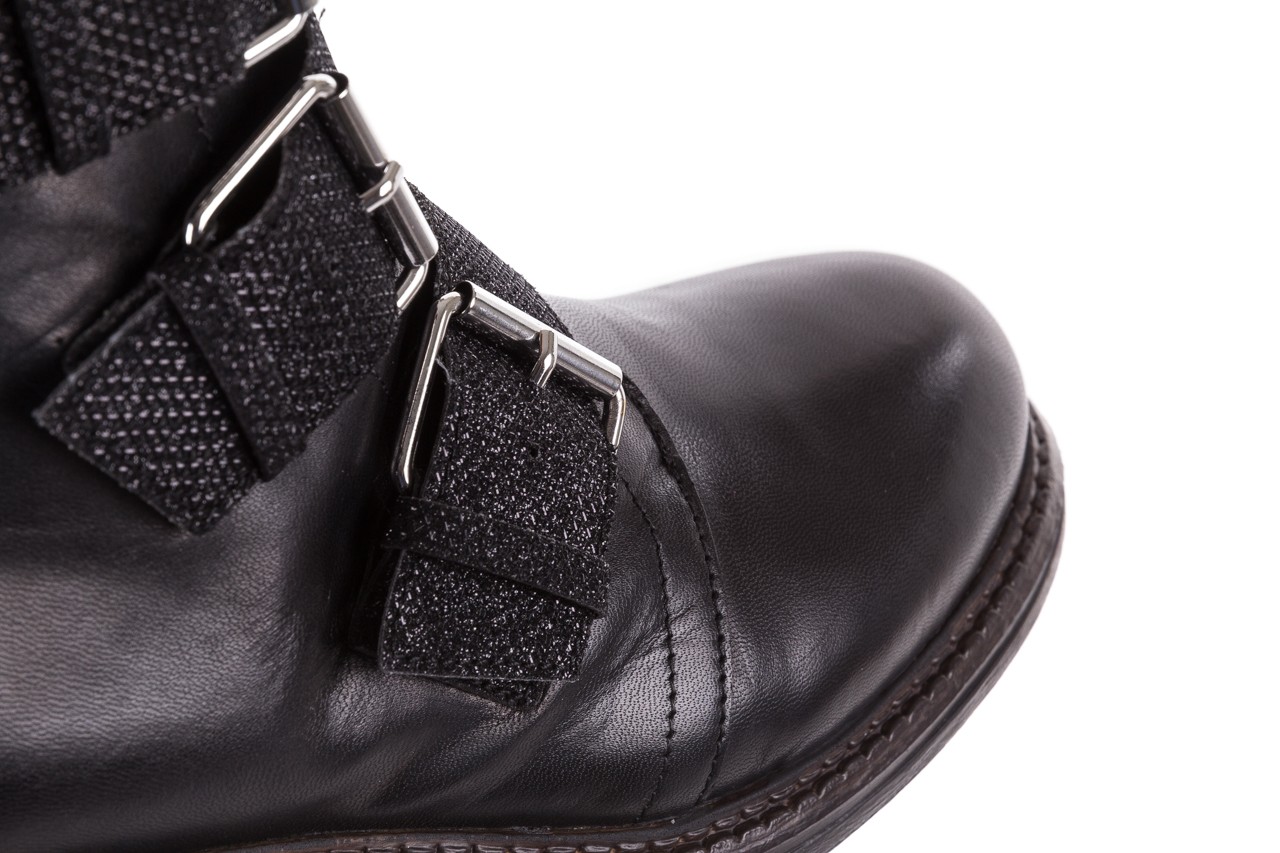 Trzewiki bayla-174 ml3645 czarny, skóra naturalna  - worker boots - trendy - kobieta 15