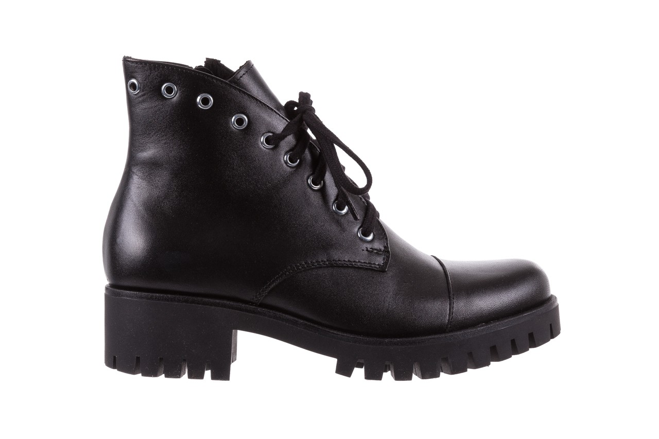 Trzewiki bayla-076 1535 czarny 17, skóra naturalna  - worker boots - trendy - kobieta 8