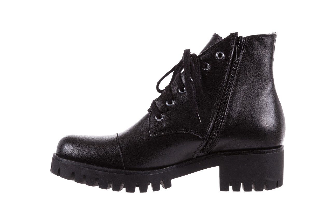 Trzewiki bayla-076 1535 czarny 17, skóra naturalna  - worker boots - trendy - kobieta 11