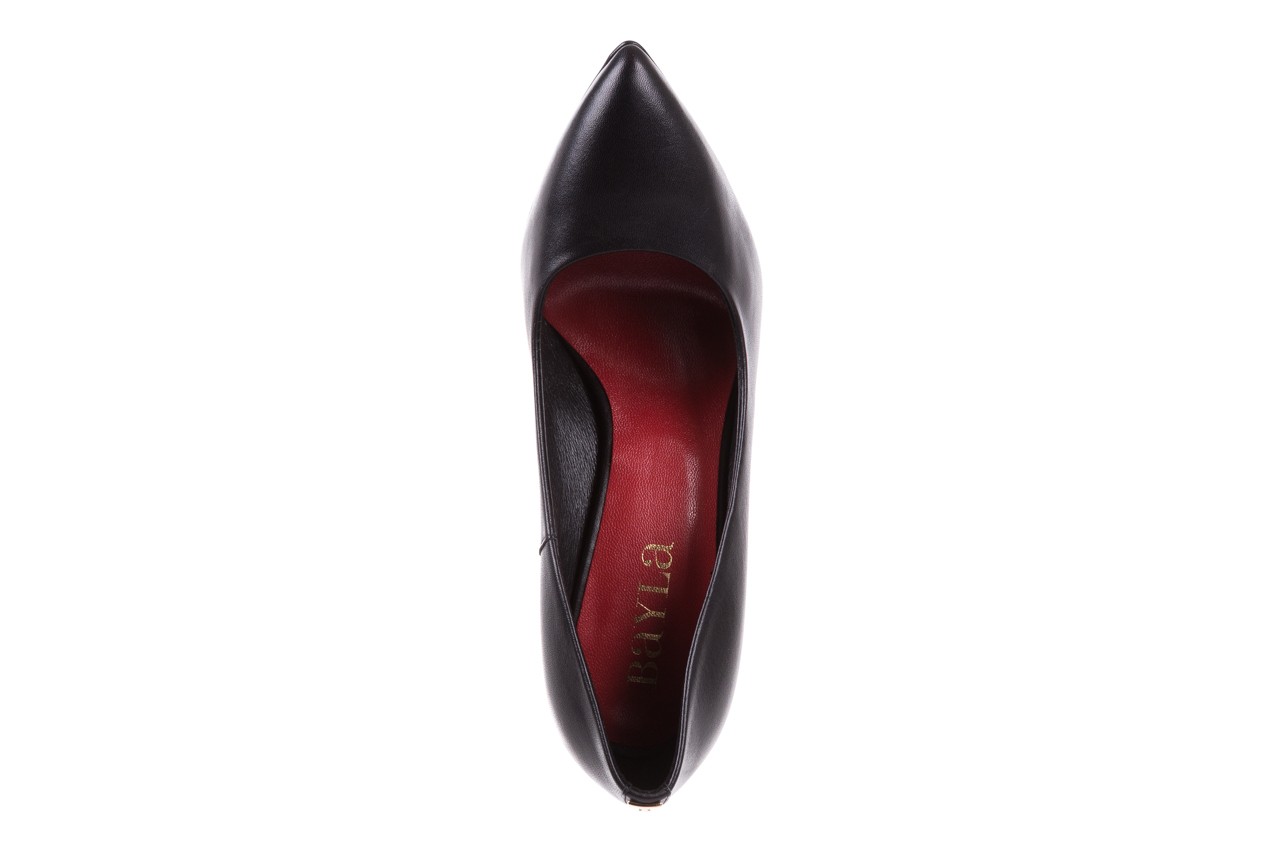 Szpilki bayla-056 1810-08 czarny-czerwony, skóra naturalna - szpilki - buty damskie - kobieta 13