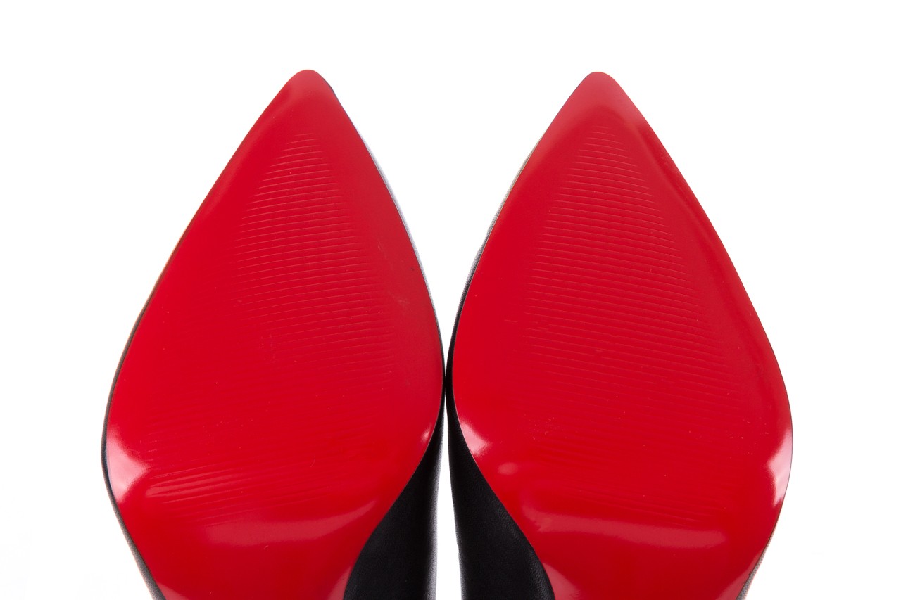 Szpilki bayla-056 1810-08 czarny-czerwony, skóra naturalna - szpilki - buty damskie - kobieta 15