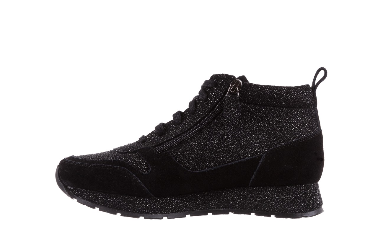 Trampki bayla-018 sw-1710 black, czarny, skóra naturalna  - obuwie sportowe - dla niej  - sale 9