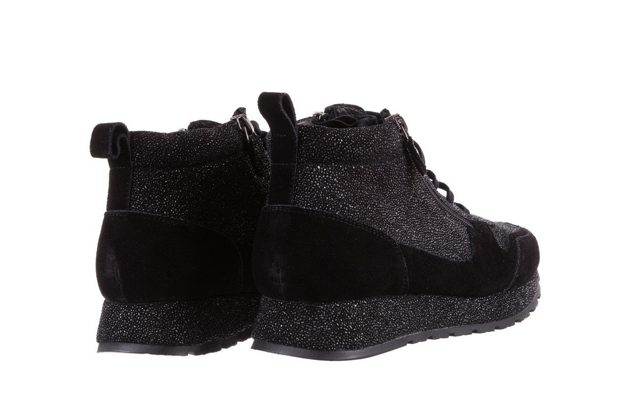 Trampki bayla-018 sw-1710 black, czarny, skóra naturalna  - obuwie sportowe - buty damskie - kobieta 10