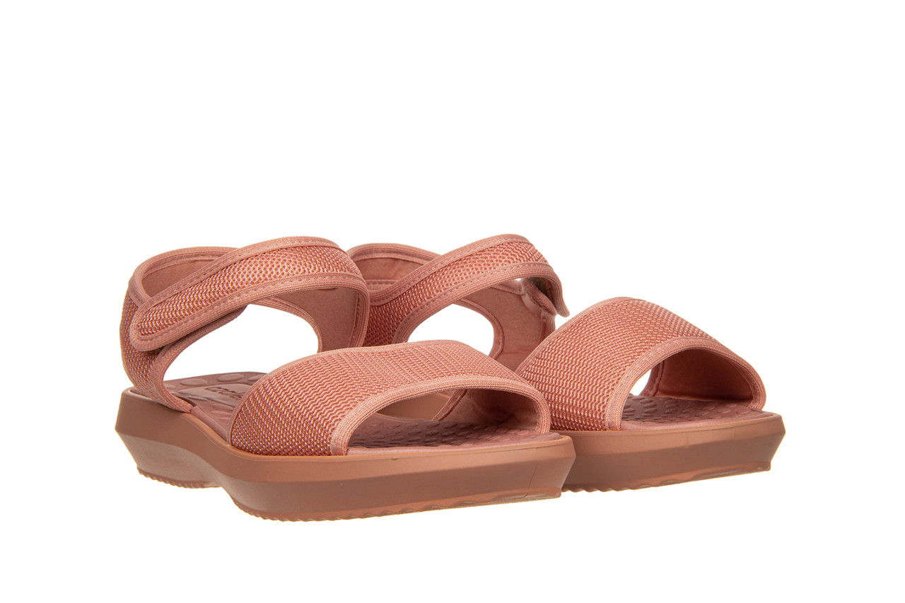 Sandały azaleia cassia comfy papete dark nude 198032, różowy, materiał - płaskie - sandały - buty damskie - kobieta 8
