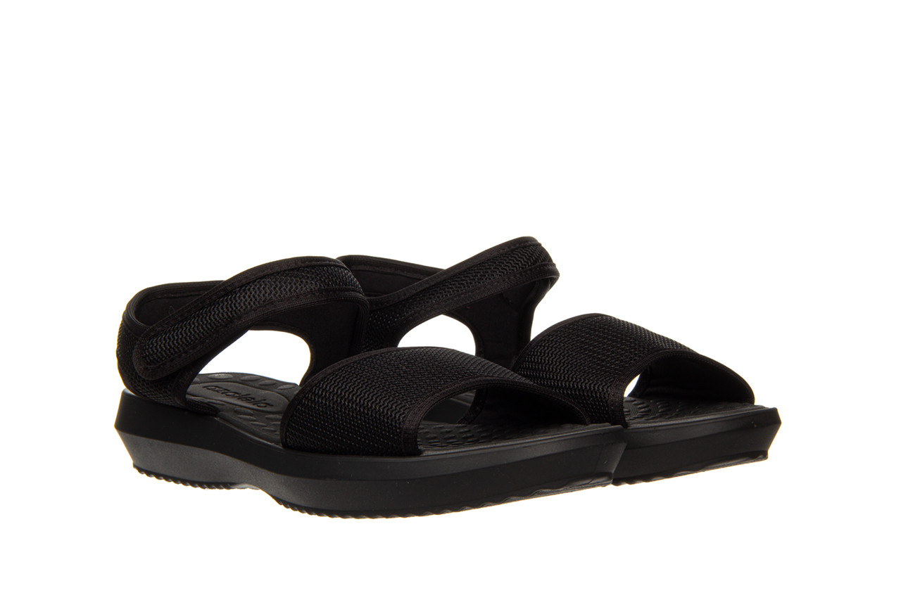 Sandały azaleia cassia comfy papete black 198030, czarny, materiał - sandały - buty damskie - kobieta 10