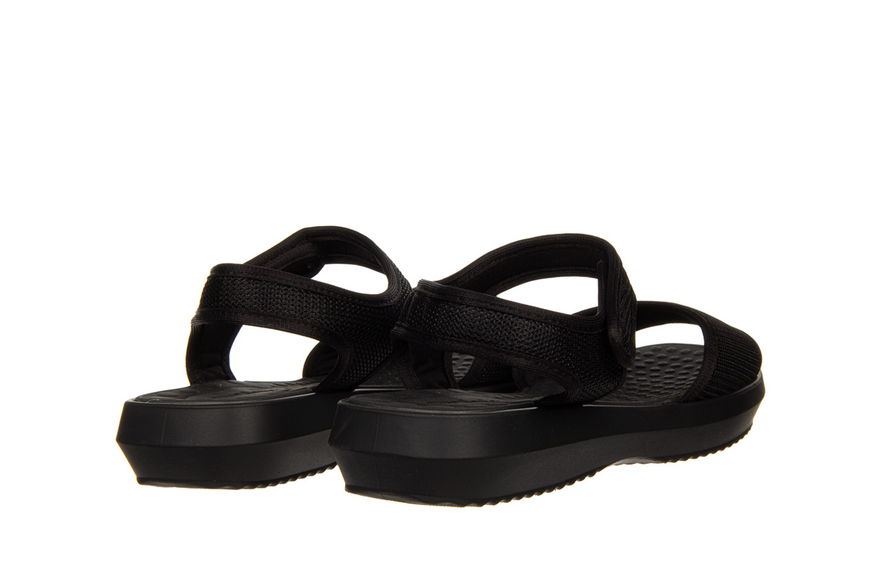 Sandały azaleia cassia comfy papete black 198030, czarny, materiał - sandały - buty damskie - kobieta 12