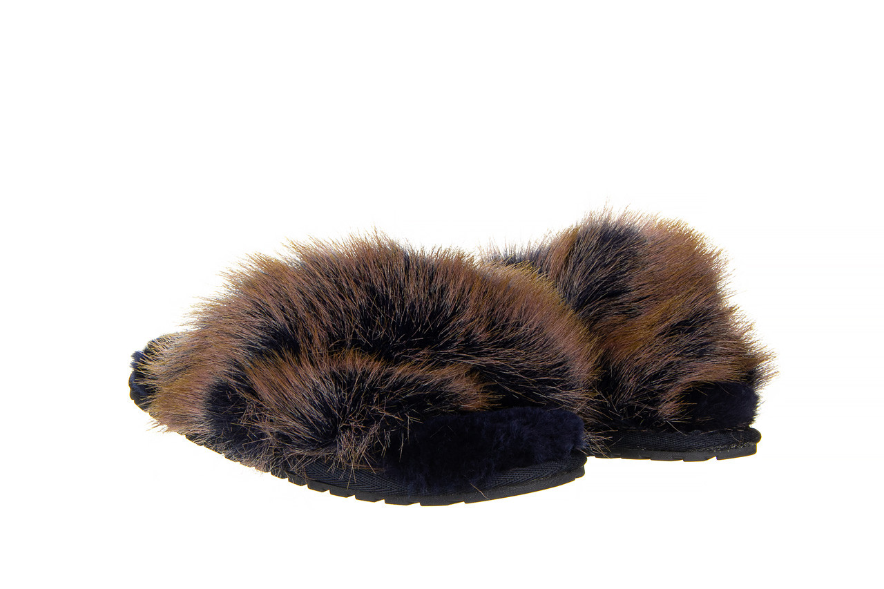 Kapcie emu mayberry lava midnight 119135, granat, futro naturalne  - wygodne buty - trendy - kobieta 8