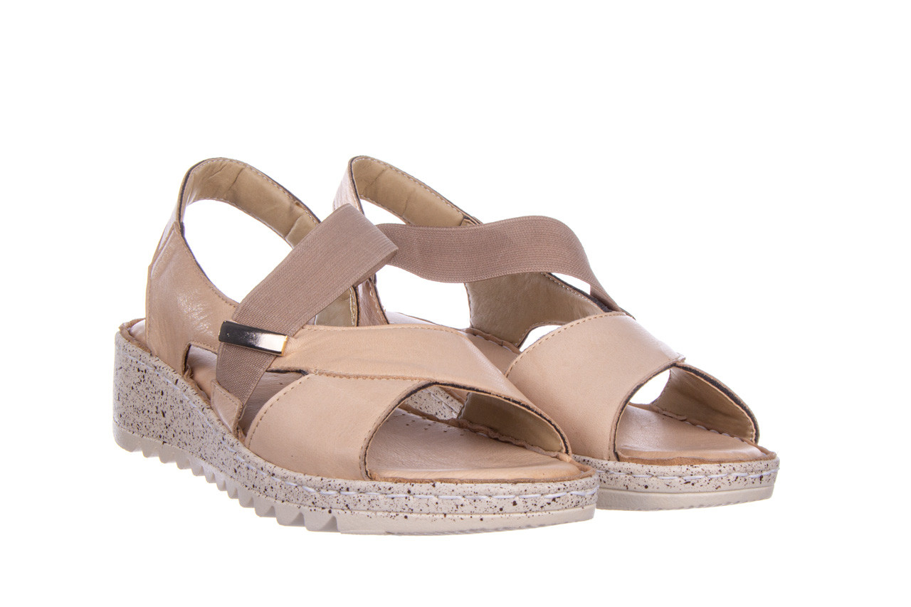 Sandały bayla-161 016 901 beige 161190, beż, skóra naturalna  - sale - buty damskie - kobieta 9