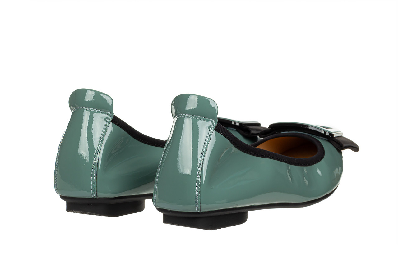 Półbuty loretta vitale e40303b blue 514257, zielony, skóra lakierowana  - wsuwane - półbuty - buty damskie - kobieta 10