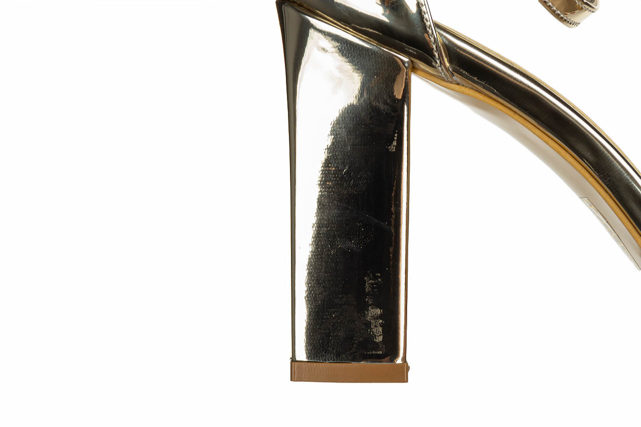 Sandały bayla-187 2525 gold mirror 187156, złoty, skóra ekologiczna - nowości 13