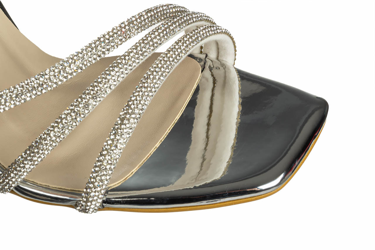 Sandały bayla-187 2525 silver 187232, srebrny, skóra ekologiczna - sandały - buty damskie - kobieta 14