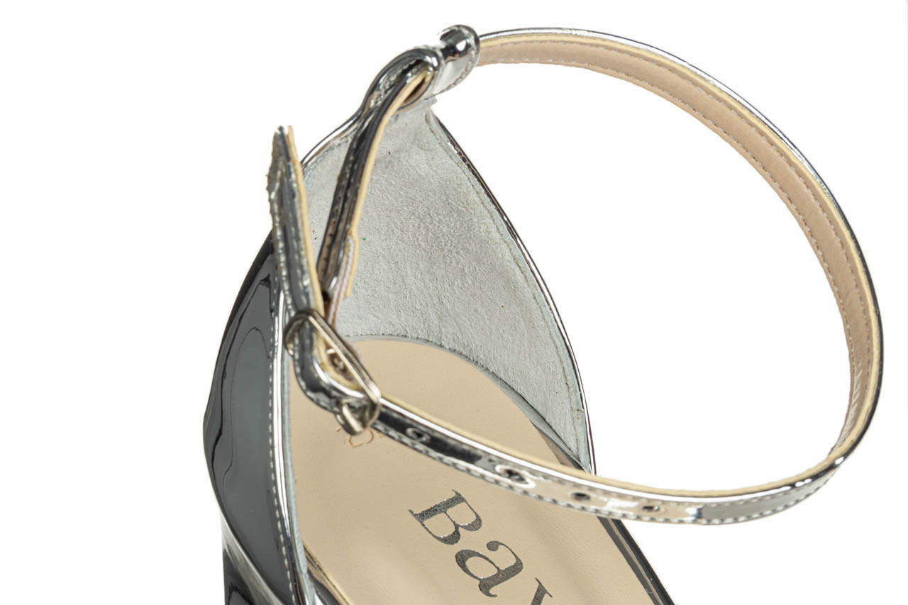 Sandały bayla-187 2525 silver 187232, srebrny, skóra ekologiczna - sandały - buty damskie - kobieta 15