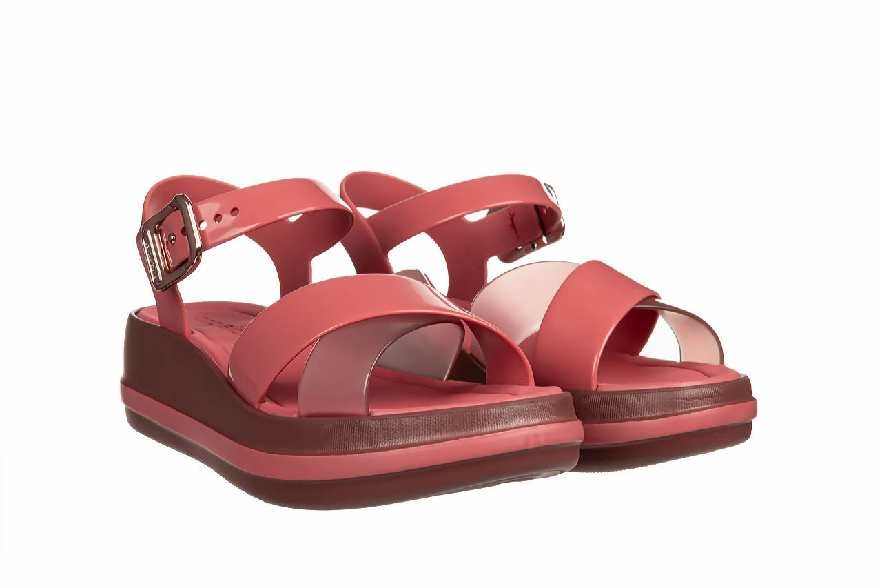 Sandały azaleia marie sandal plat fem red 198052, różowy - płaskie - sandały - buty damskie - kobieta 8