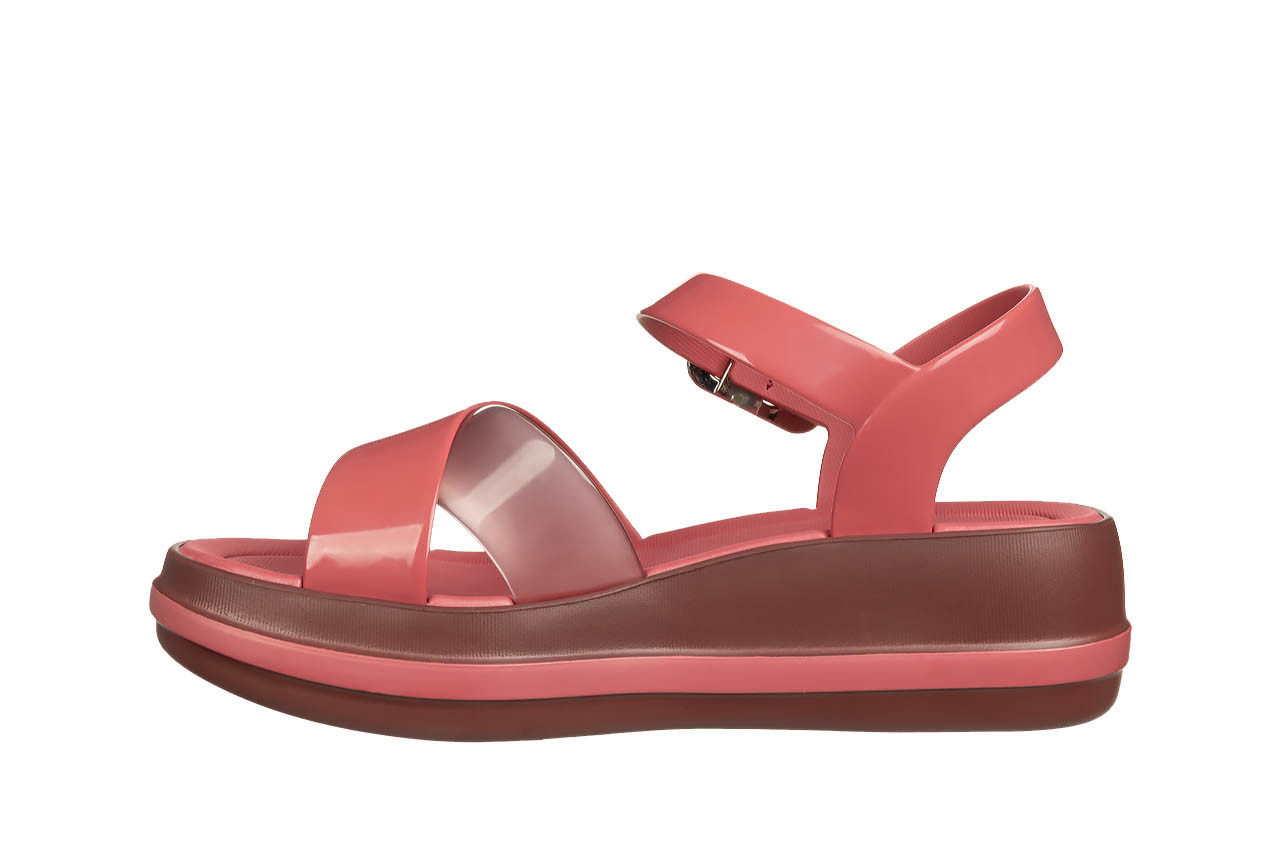 Sandały azaleia marie sandal plat fem red 198052, różowy - płaskie - sandały - buty damskie - kobieta 9