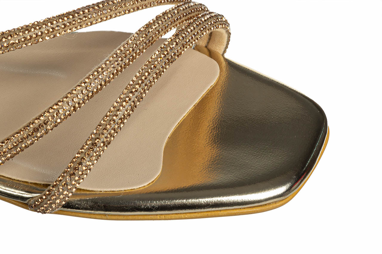 Sandały bayla-187 07-1705 gold 187226, złoty, skóra ekologiczna  - sandały - buty damskie - kobieta 13