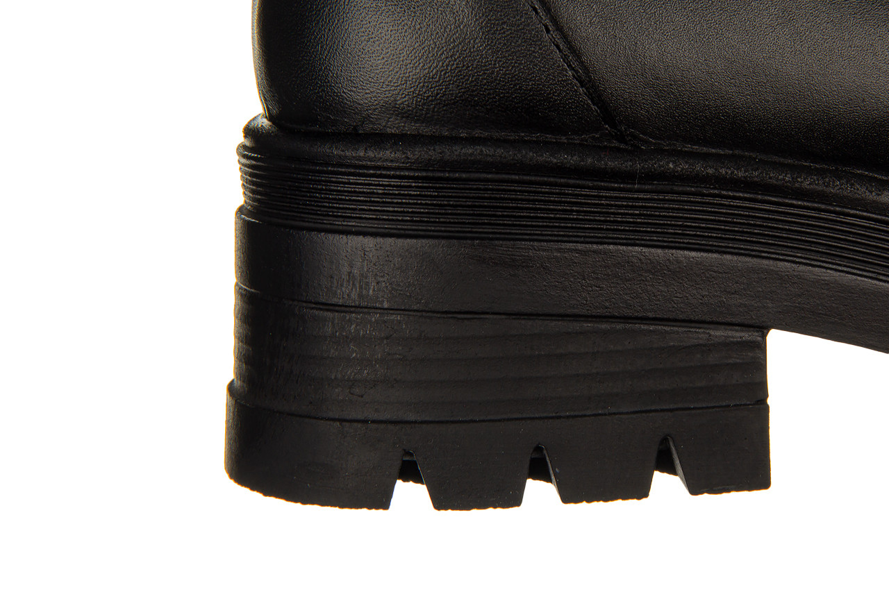 Trzewiki bayla-161 188 1103 01 black 161626, czarny, skóra naturalna  - sznurowane - botki - buty damskie - kobieta 15