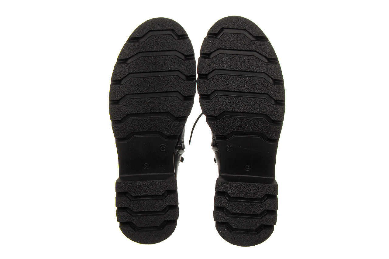 Trzewiki bayla-161 188 1103 01 black 161626, czarny, skóra naturalna  - na platformie - botki - buty damskie - kobieta 13