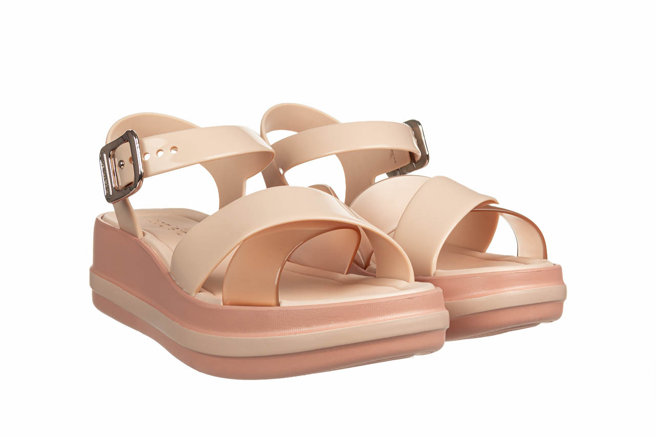 Sandały azaleia marie sandal plat fem light nude 198051, różowy, tworzywo - azaleia - nasze marki 8