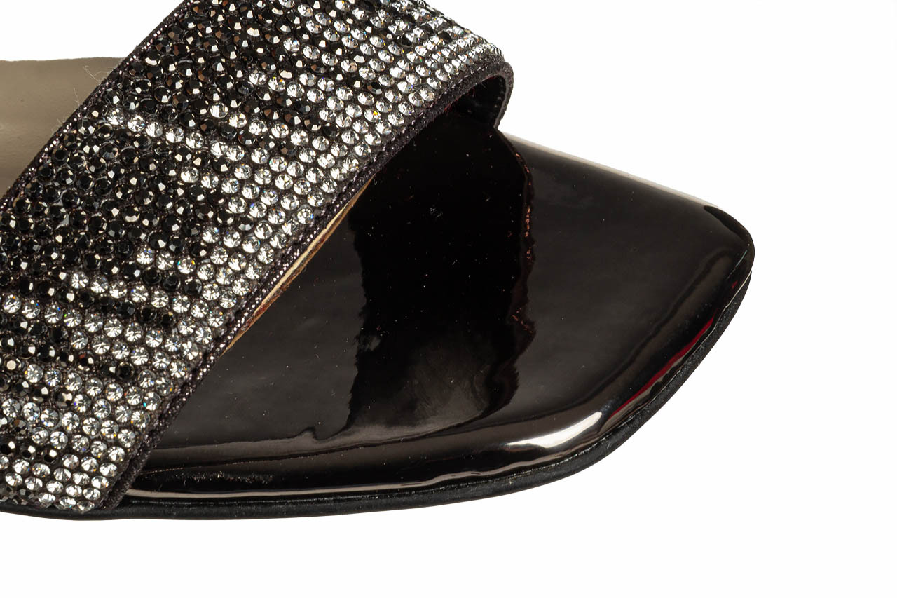 Sandały bayla-187 2521 platinum mirror 187153, czarny, skóra ekologiczna  - buty damskie - kobieta 10