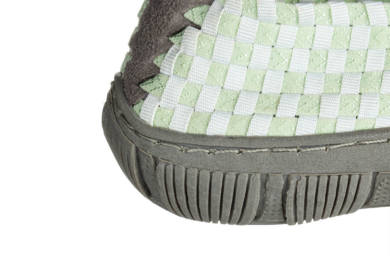 Półbuty rock cape town mintgreen 032027, zielony, materiał - wsuwane - półbuty - buty damskie - kobieta 12