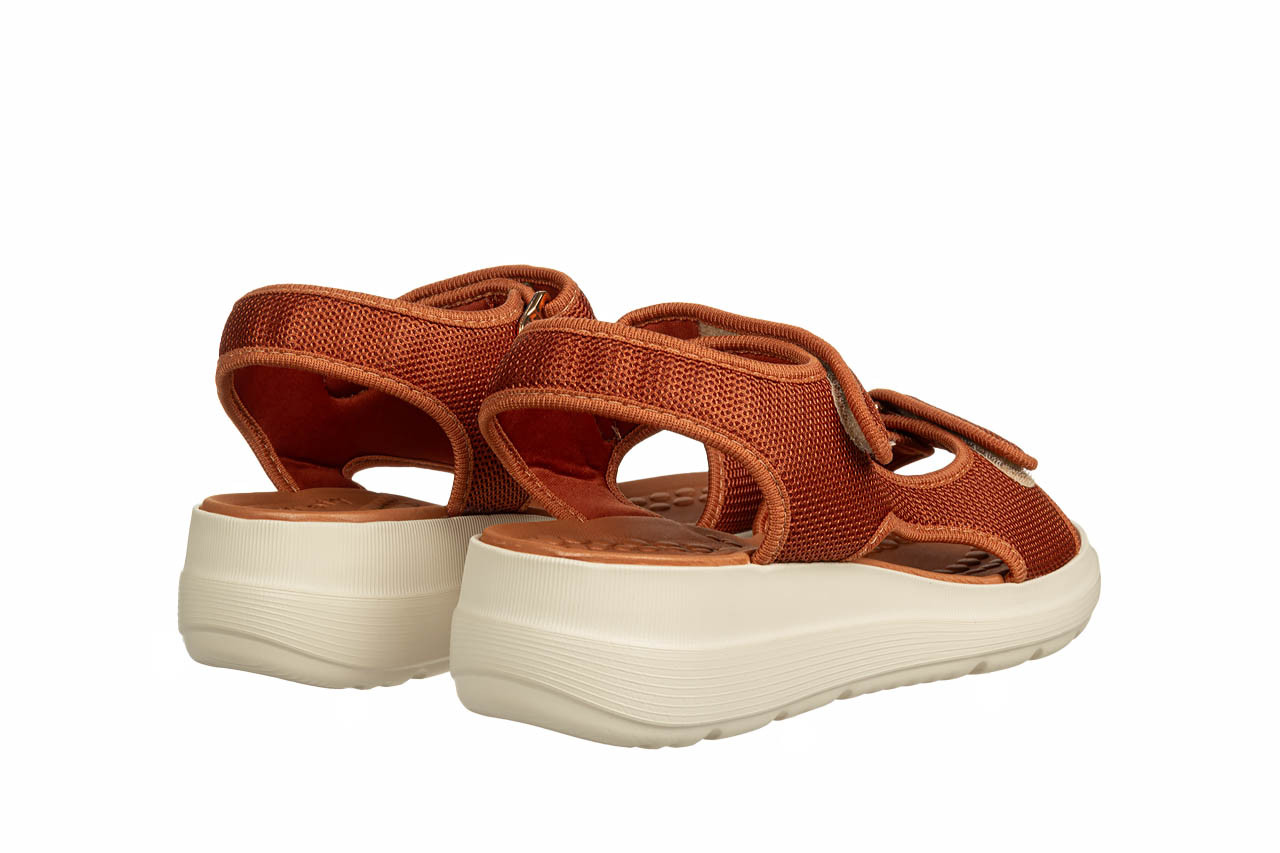 Sandały azaleia greice soft papete light brown 198047, brązowy, materiał - sandały - buty damskie - kobieta 12