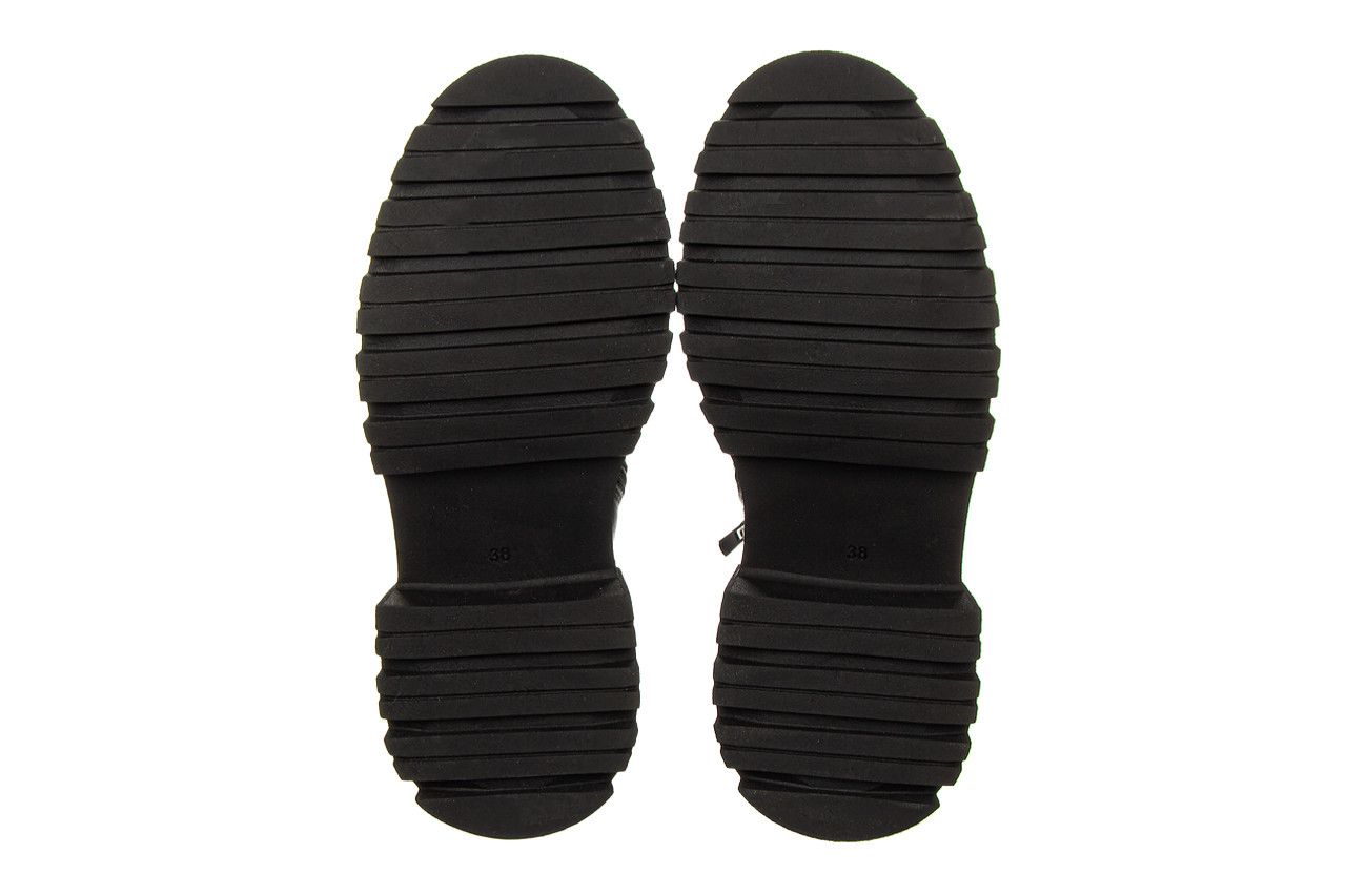 Trzewiki bayla-161 205 1505 01 black 161649, czarny, skóra naturalna  - sznurowane - botki - buty damskie - kobieta 16