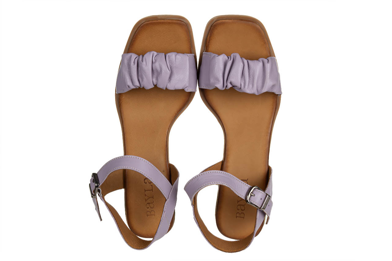 Sandały bayla-161 191 830 32 lilac 161727, fioletowy, skóra naturalna  - sandały - buty damskie - kobieta 11