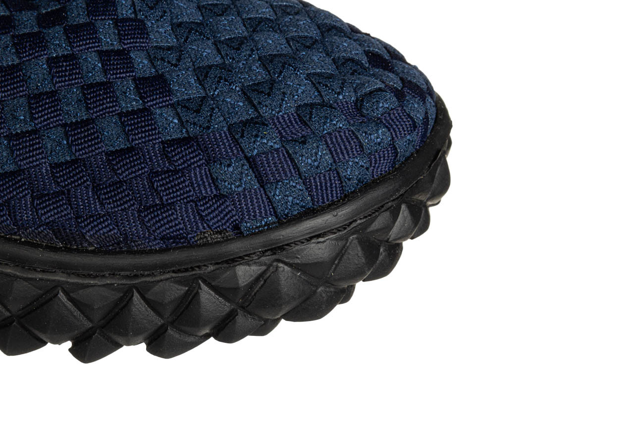 Sandały rock over sandal deep blue 032040, granatowy, materiał - nowości 13