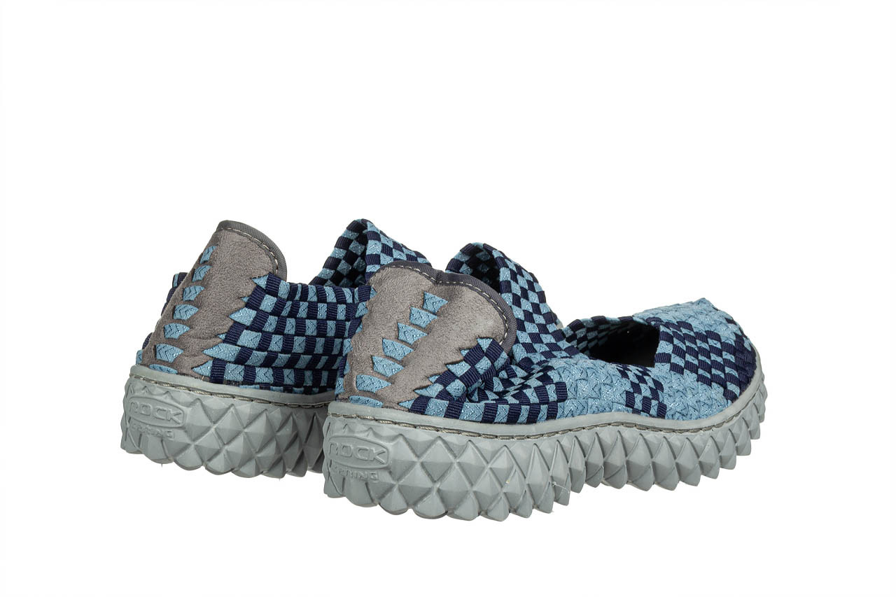 Półbuty rock over seashore navy 032042, niebieski, materiał - półbuty - buty damskie - kobieta 10