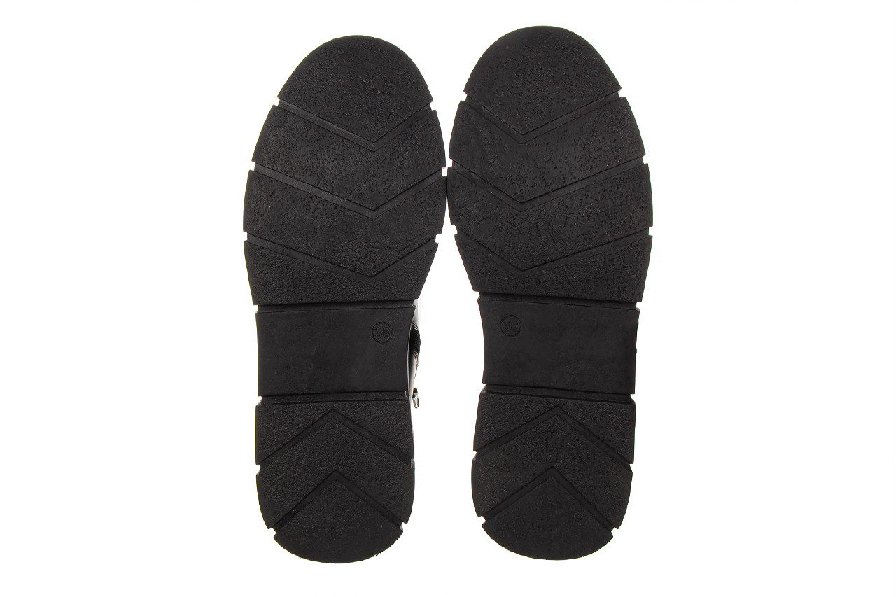 Trzewiki bayla-161 157 2331 black 161607, czarny, skóra naturalna  - sznurowane - botki - buty damskie - kobieta 12