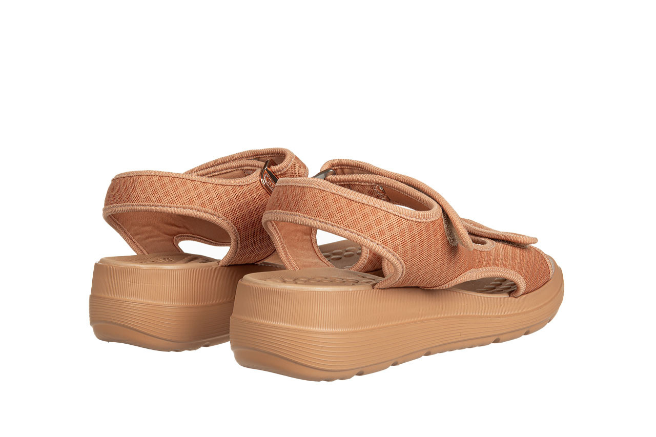 Sandały azaleia greice soft papete brown 198044, brązowy, materiał - płaskie - sandały - buty damskie - kobieta 12